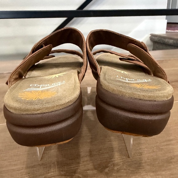 Dansko Isabel Brown Nubuck Women 10-10.5/EU 40 Slip On‎ Hook & Loop Sandals - Picture 8 of 11